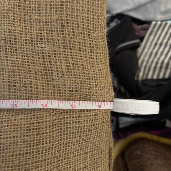 Burlap University of Kansas Jayhawk Runner 90 in by 16.5 in - Picture 5 of 5